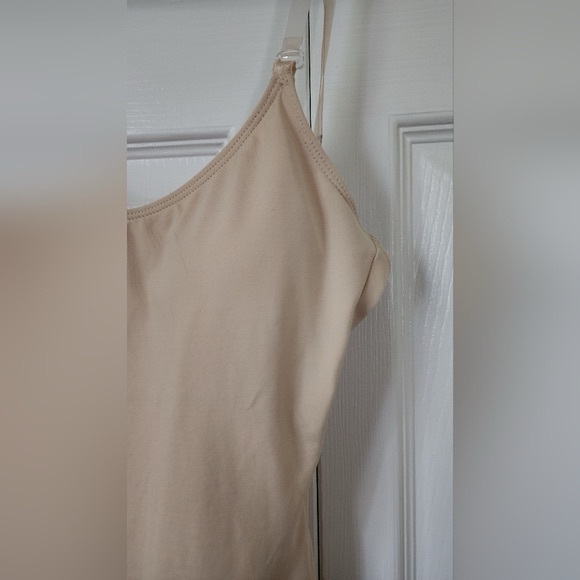 Camisole Leotard w  BraTek In Nude Size Small - Picture 9 of 13
